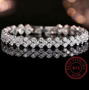 Elegant 925 Sterling Silver Bracelet